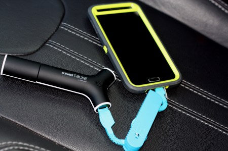 T-BONE – 3-in-1 Car Charger, Power Bank & LED Flashlight - ClickThatClicks 