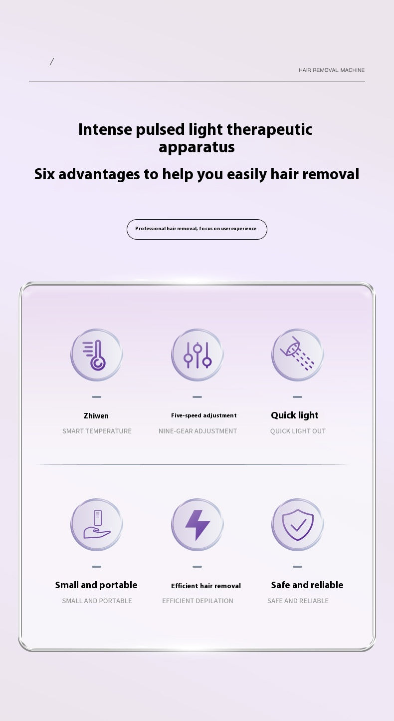 Laser Freezing Hair Removal Device