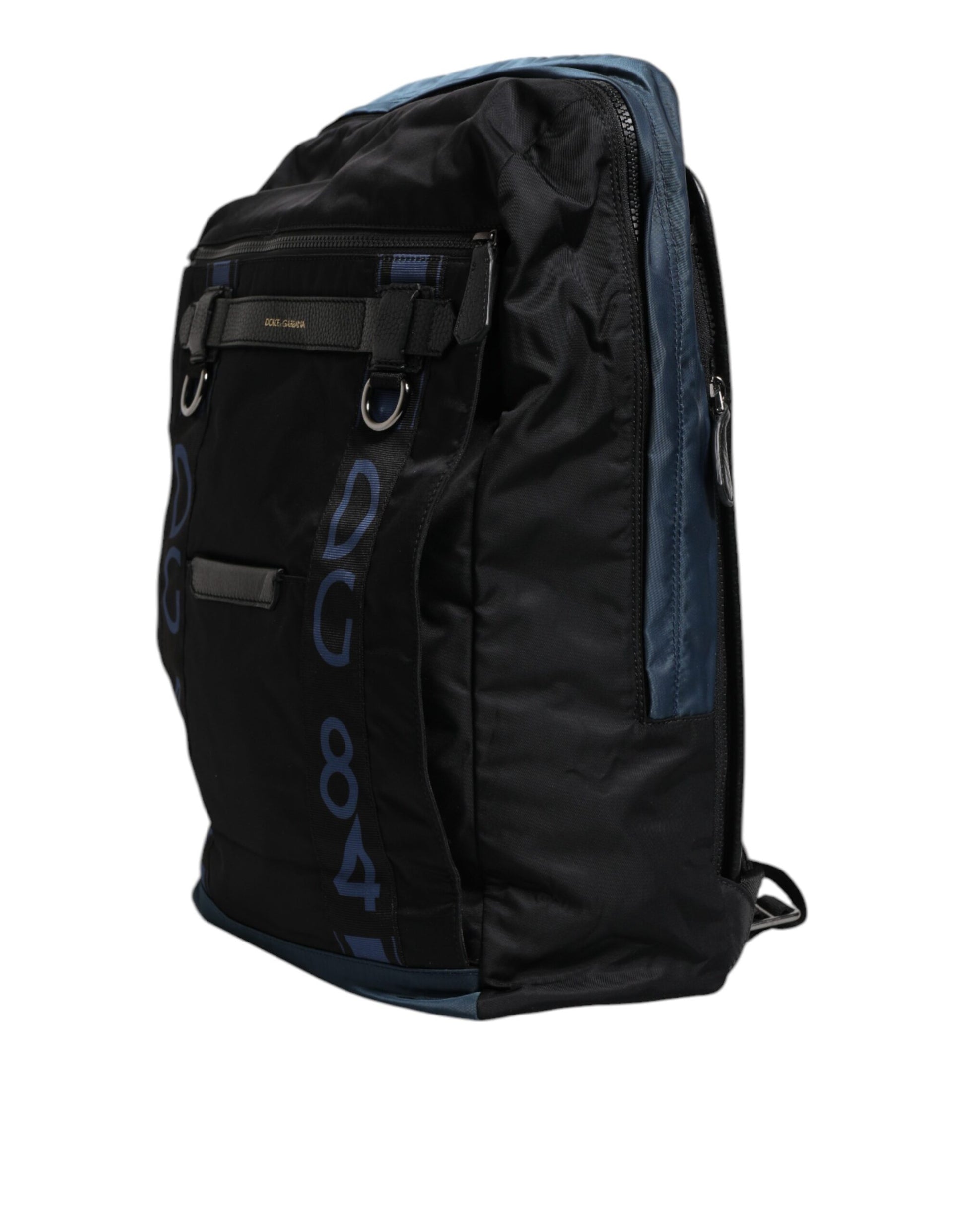 Dolce & Gabbana Black Nylon DG Logo School Backpack Bag - ClickThatClicks 
