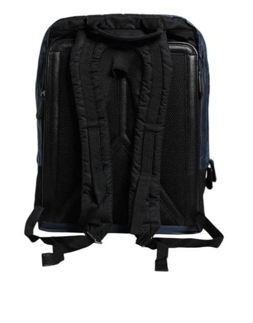 Dolce & Gabbana Black Nylon DG Logo School Backpack Bag - ClickThatClicks 