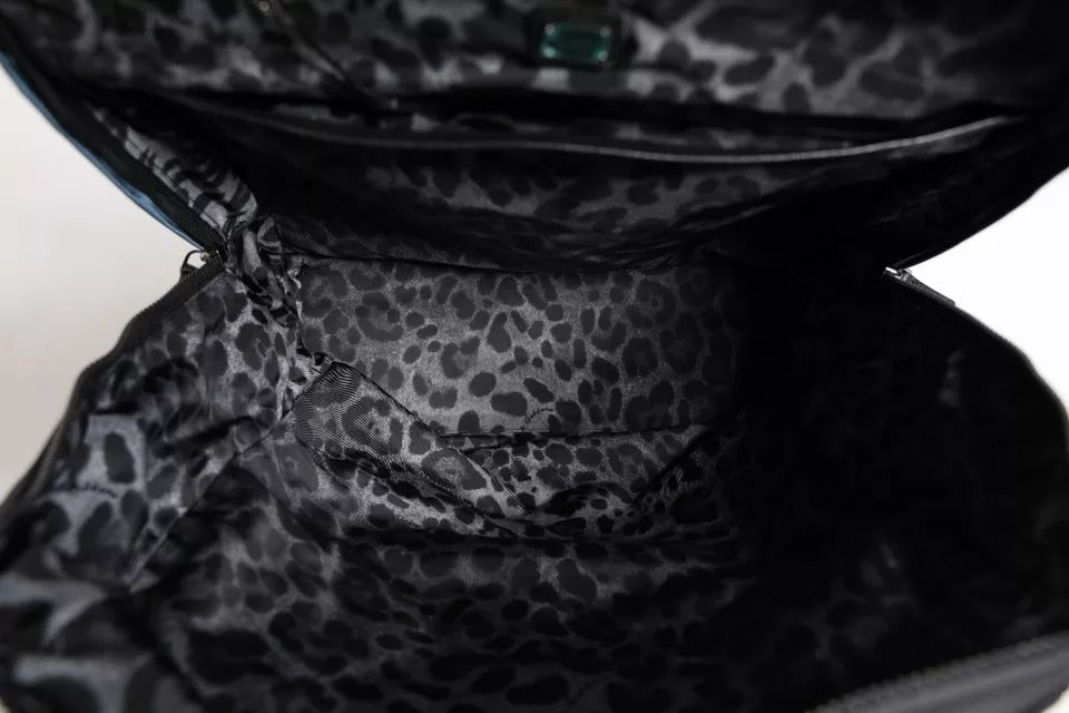 Dolce & Gabbana Black Nylon DG Logo School Backpack Bag - ClickThatClicks 