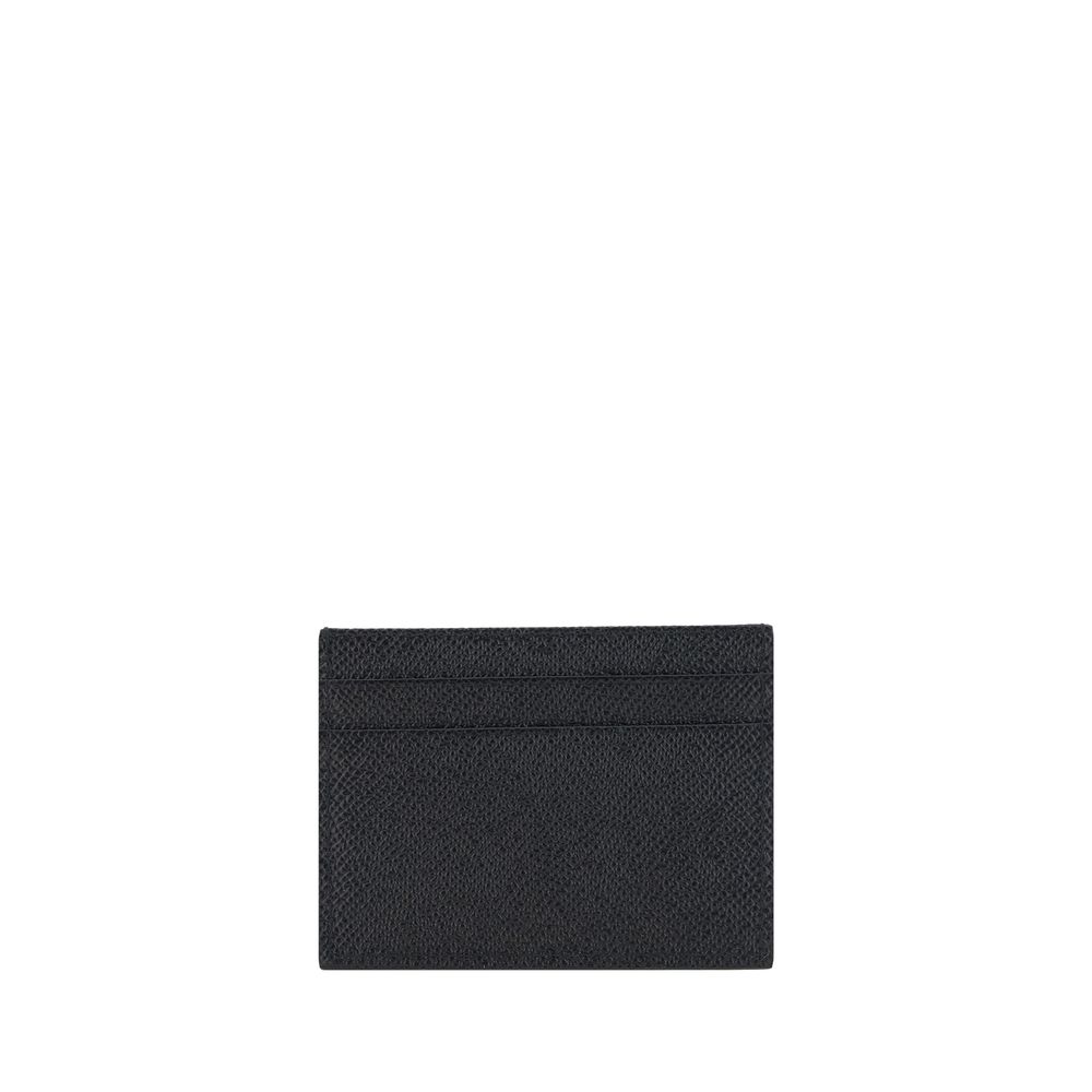Dolce & Gabbana Black Calf Leather Bos Taurus Wallet - ClickThatClicks 