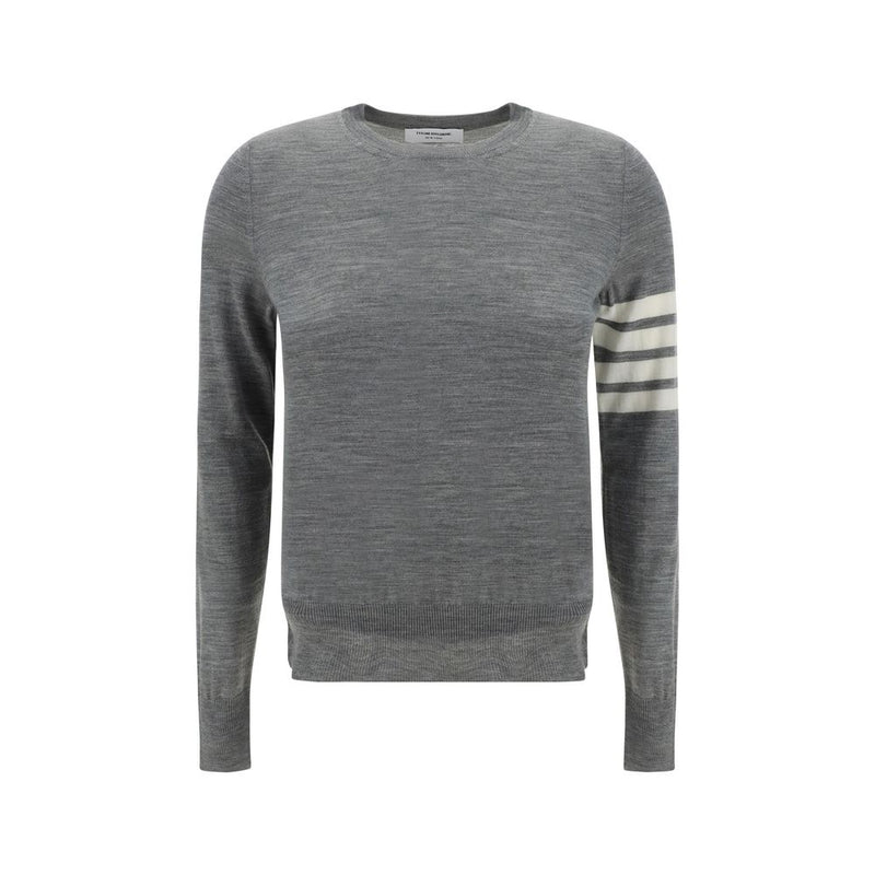Thom Browne Gray Fleece Wool Sweatshirt