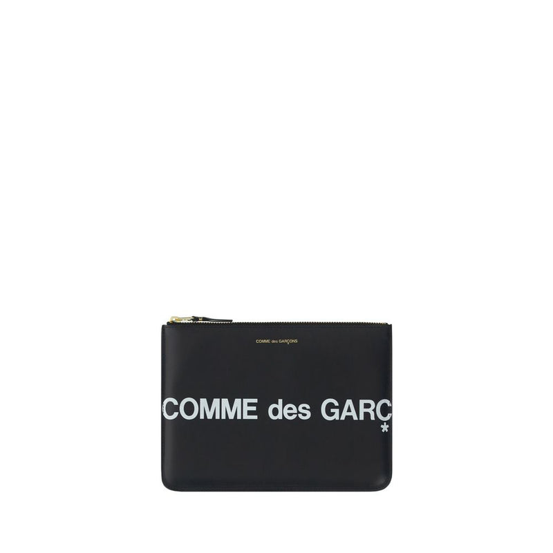 Comme Des Garçons Black Calf Leather Bos Taurus Wallet