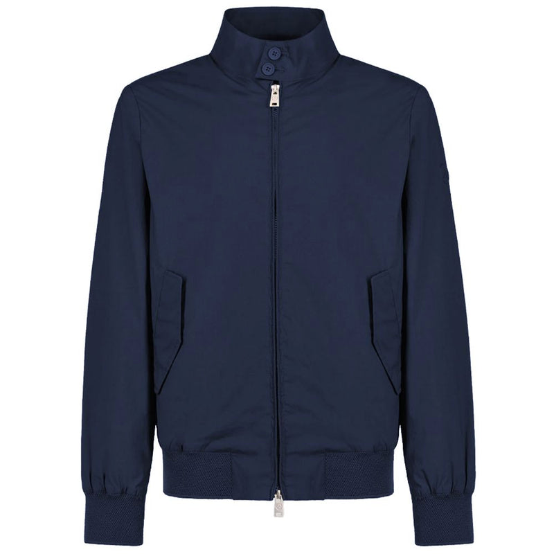 People Of Shibuya Blue Cotton Men's Bomber Jacket
