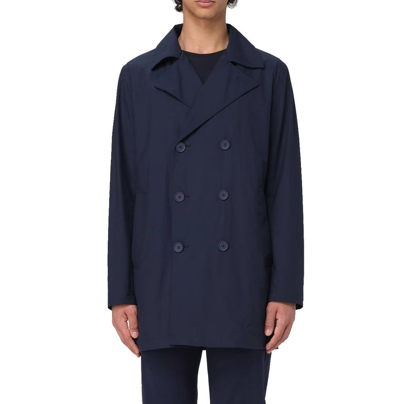 People Of Shibuya Blue Recycled Polyester Men Jacket