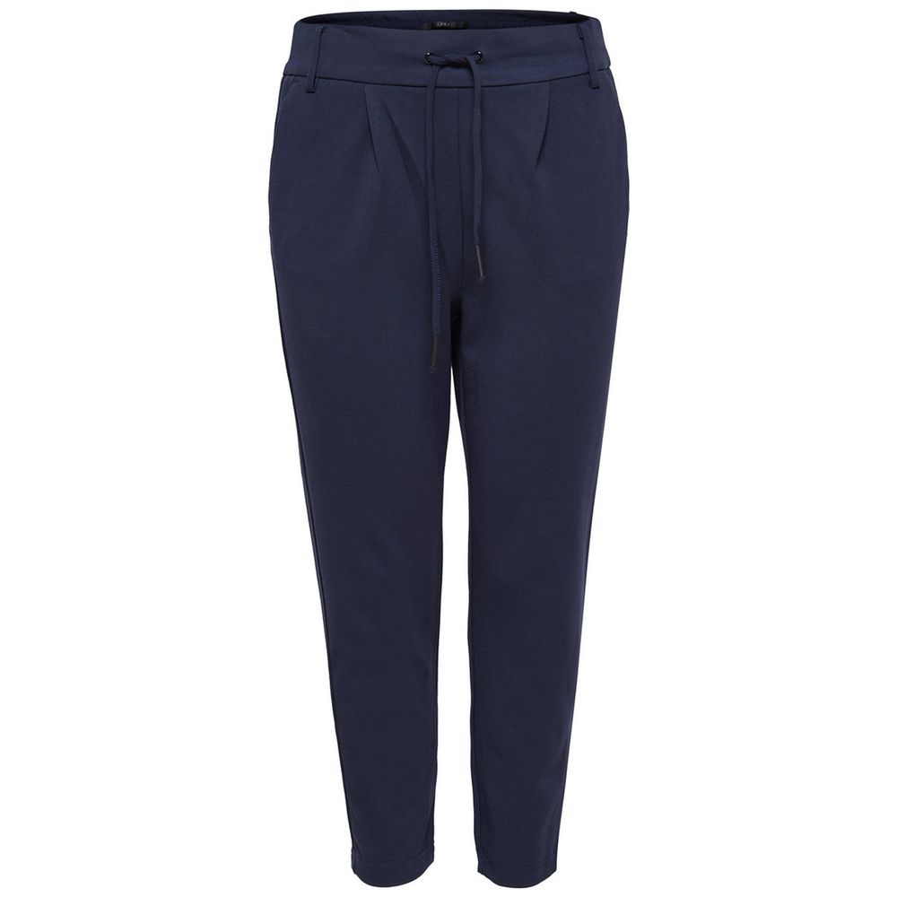 Only Blue Viscose Casual Pants - ClickThatClicks 