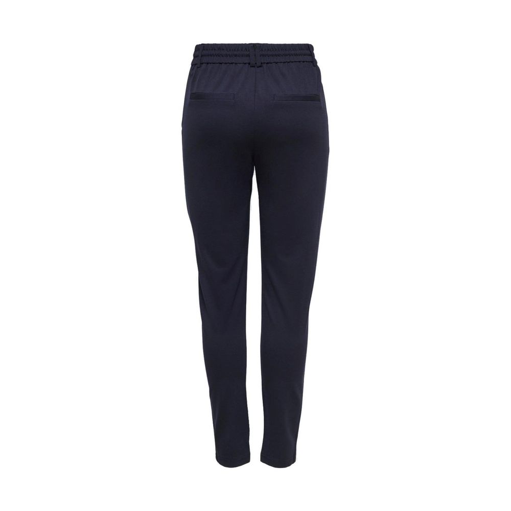 Only Blue Viscose Casual Pants - ClickThatClicks 