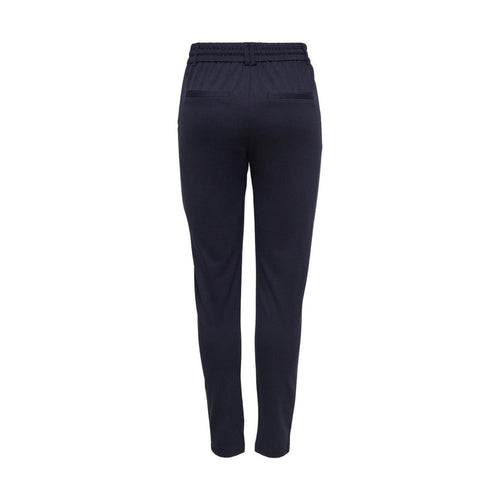 Only Blue Viscose Casual Pants - ClickThatClicks 