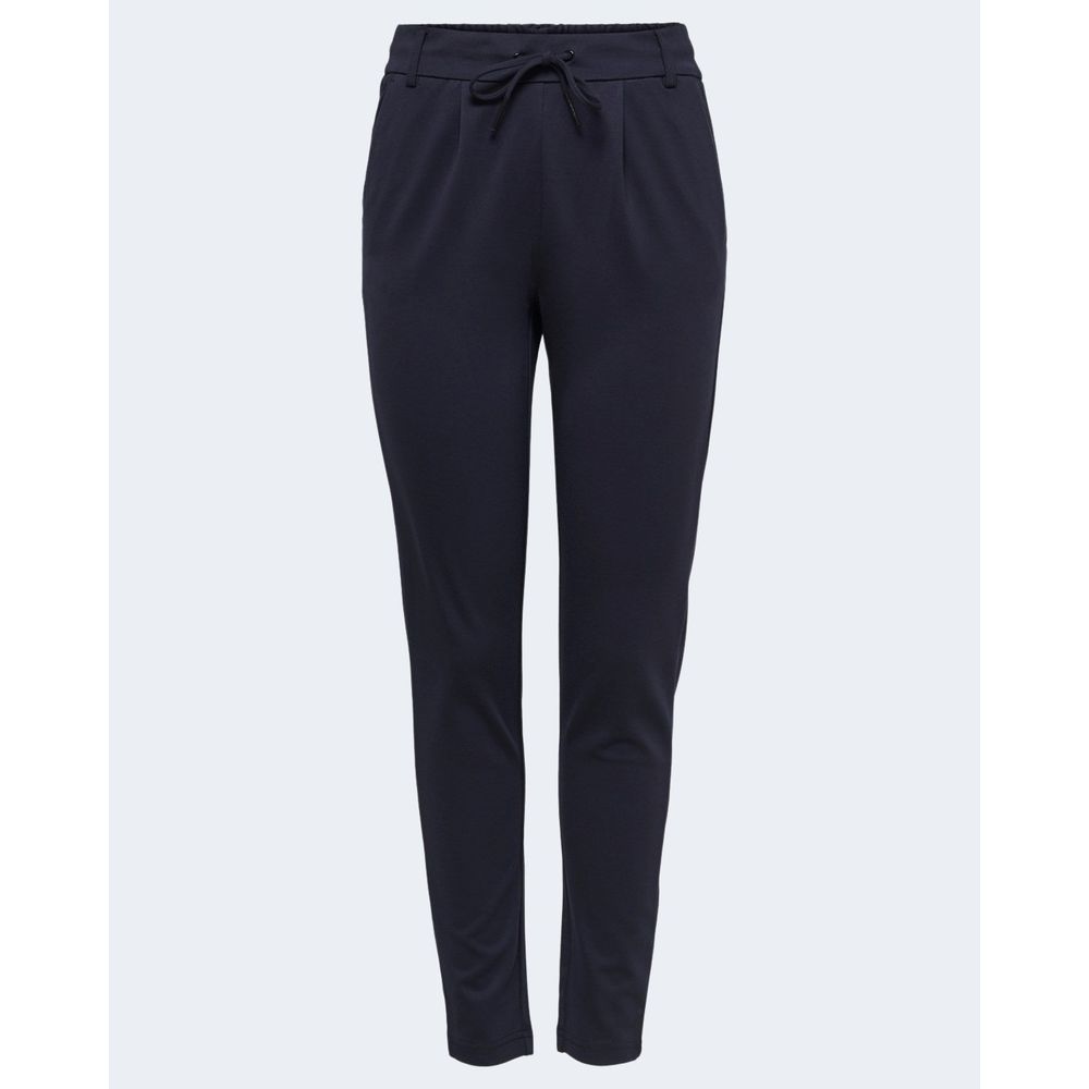 Only Blue Viscose Casual Pants - ClickThatClicks 