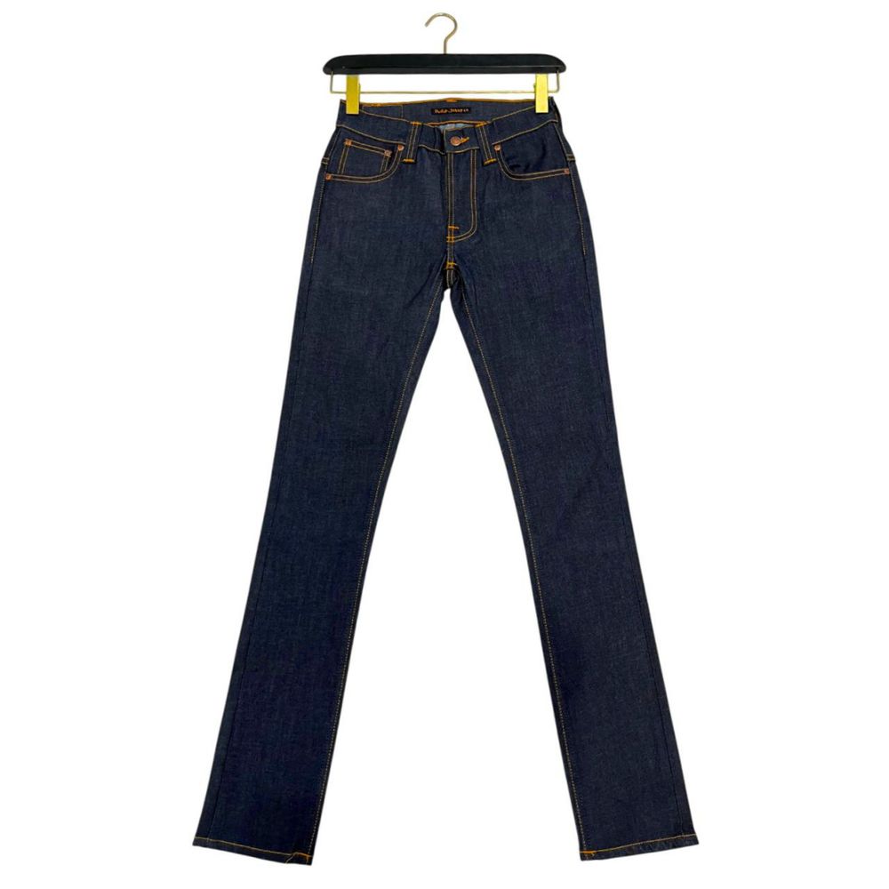 Nudie Jeans Blue Cotton Women's Jeans - ClickThatClicks 