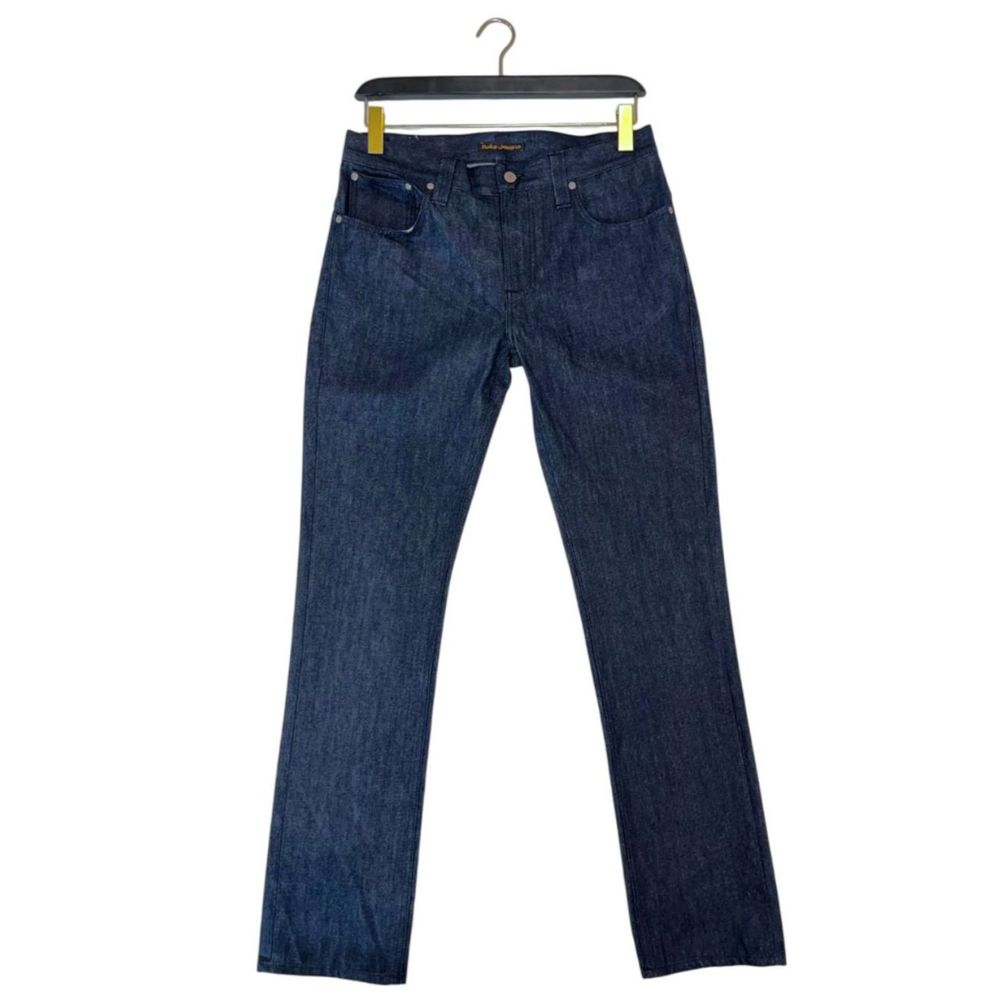 Nudie Jeans Blue Cotton Men Jeans - ClickThatClicks 