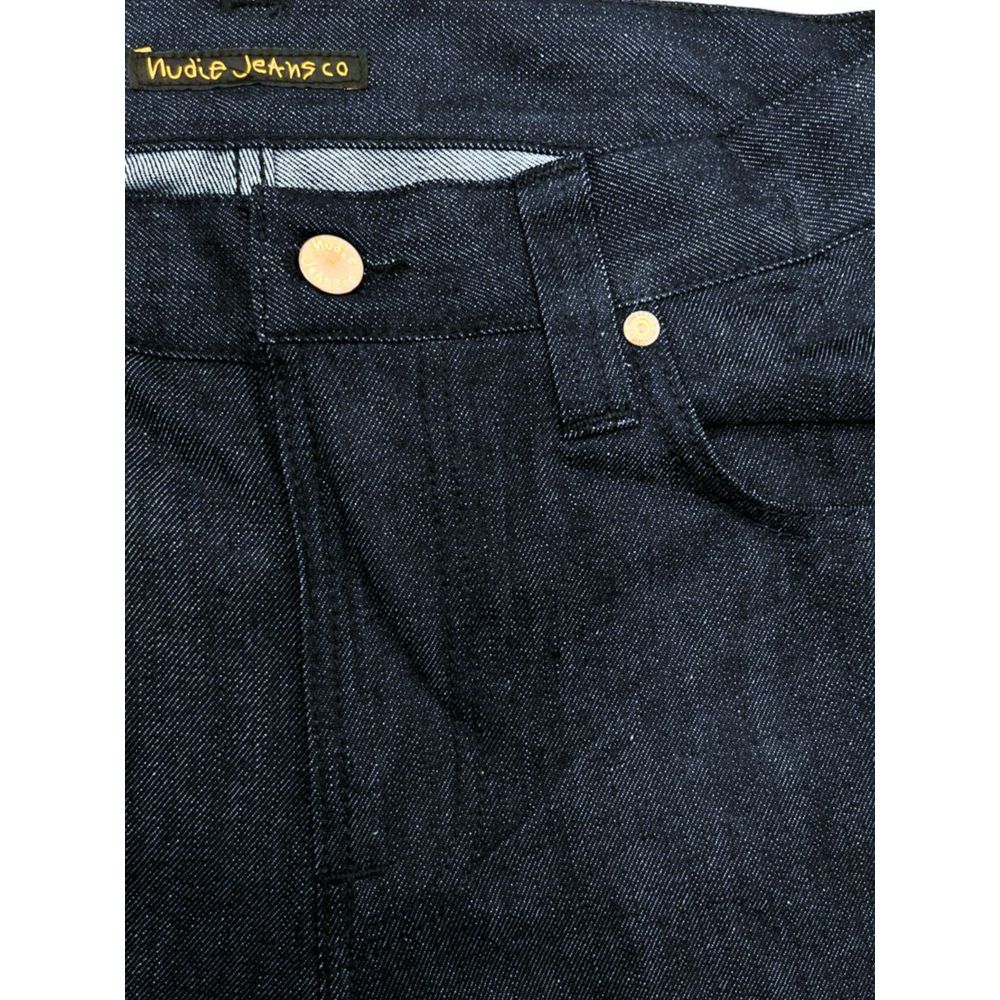 Nudie Jeans Blue Cotton Men Jeans - ClickThatClicks 