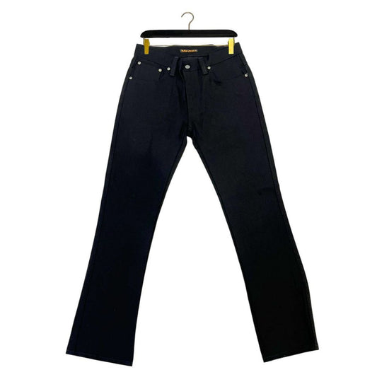 Nudie Jeans Black Cotton Men Jeans - ClickThatClicks 