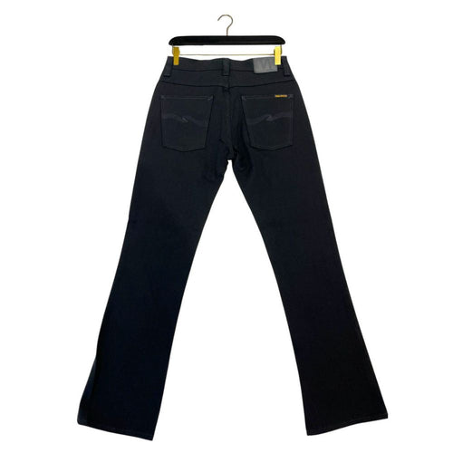 Nudie Jeans Black Cotton Men Jeans - ClickThatClicks 
