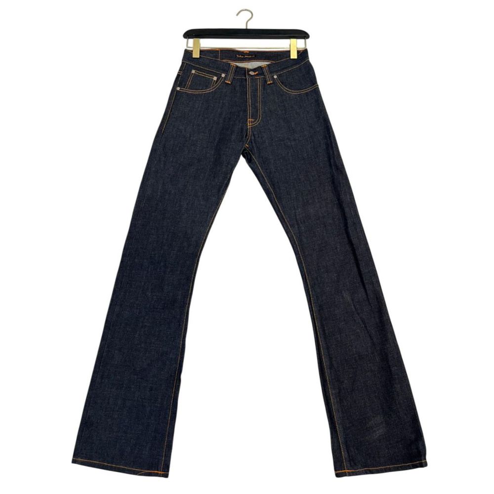 Nudie Jeans Blue Cotton Jeans Denim