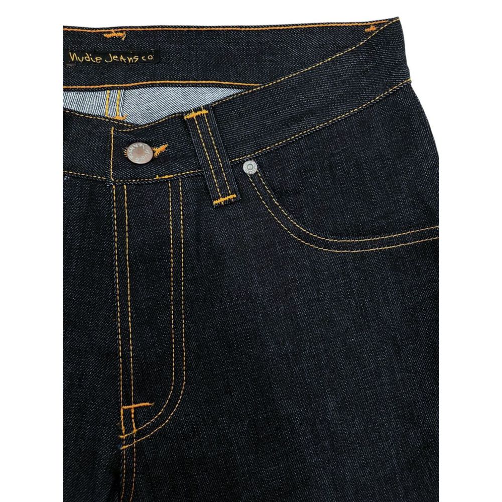 Nudie Jeans Blue Cotton Men Jeans - ClickThatClicks 
