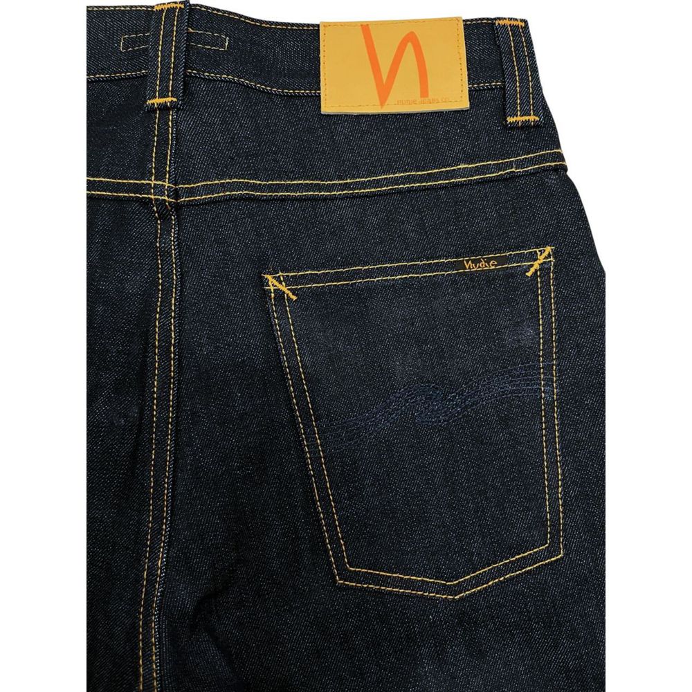 Nudie Jeans Blue Cotton Men Jeans - ClickThatClicks 