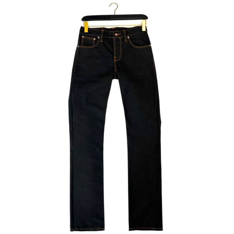 Nudie Jeans Black Cotton Jeans Denim