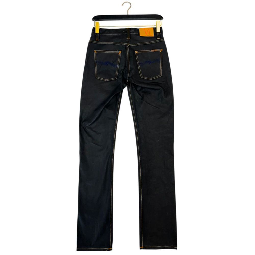 Nudie Jeans Black Cotton Men's Jean - ClickThatClicks 