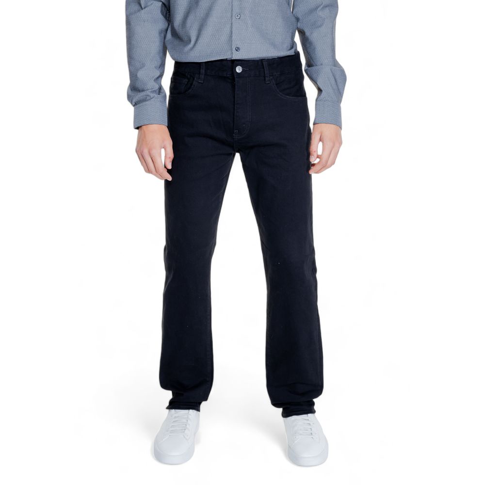 Armani Exchange Black Cotton Skinny Pant
