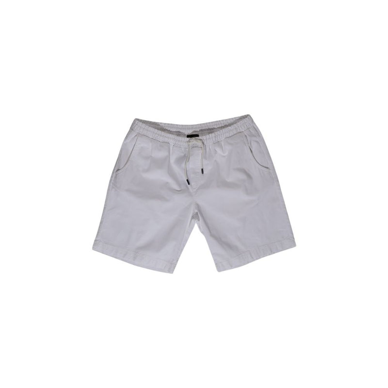Refrigiwear White Cotton Bermuda Shorts
