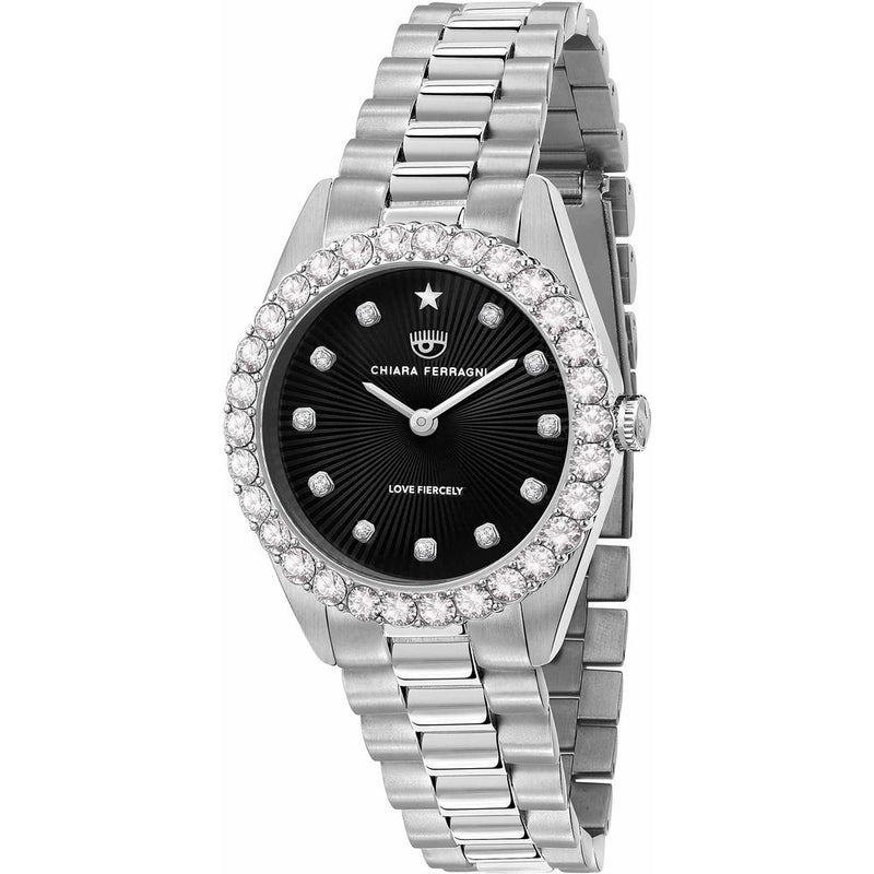 Chiara Ferragni Silver Stainless Steel Dress Watch