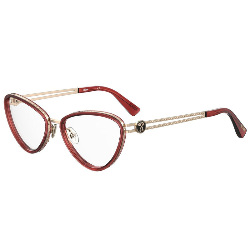 Moschino Burgundy Metal Glasses (Frames)