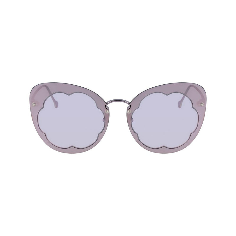 Salvatore Ferragamo Purple Metal Sunglasses