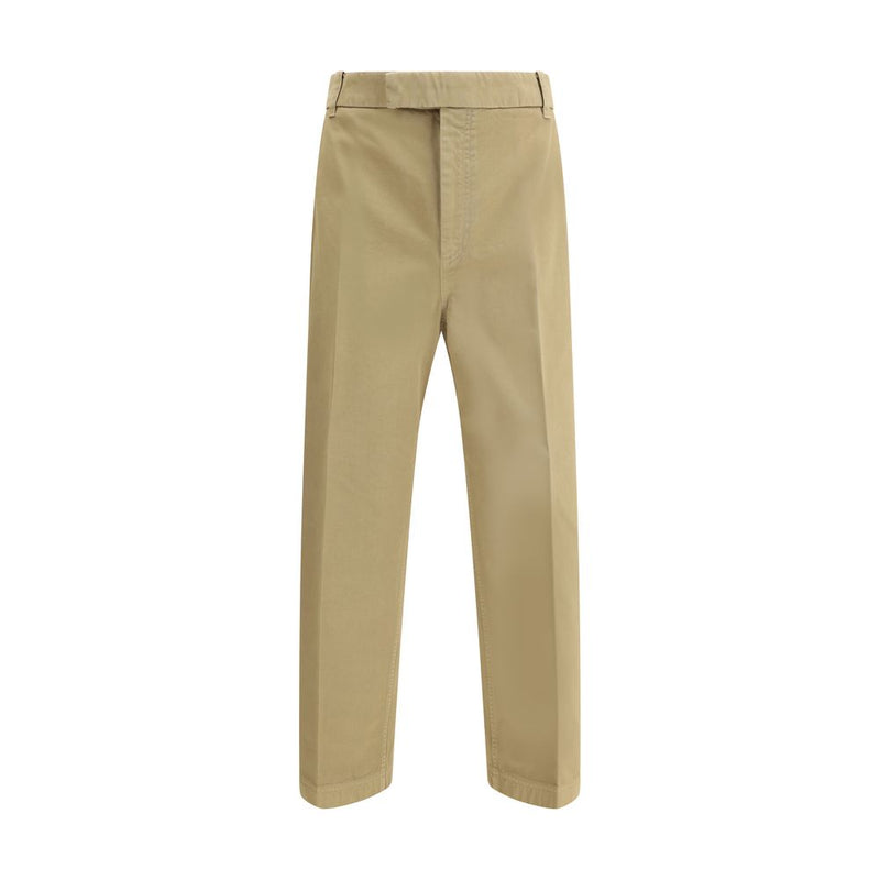 Thom Browne Beige Cotton Casual Pants
