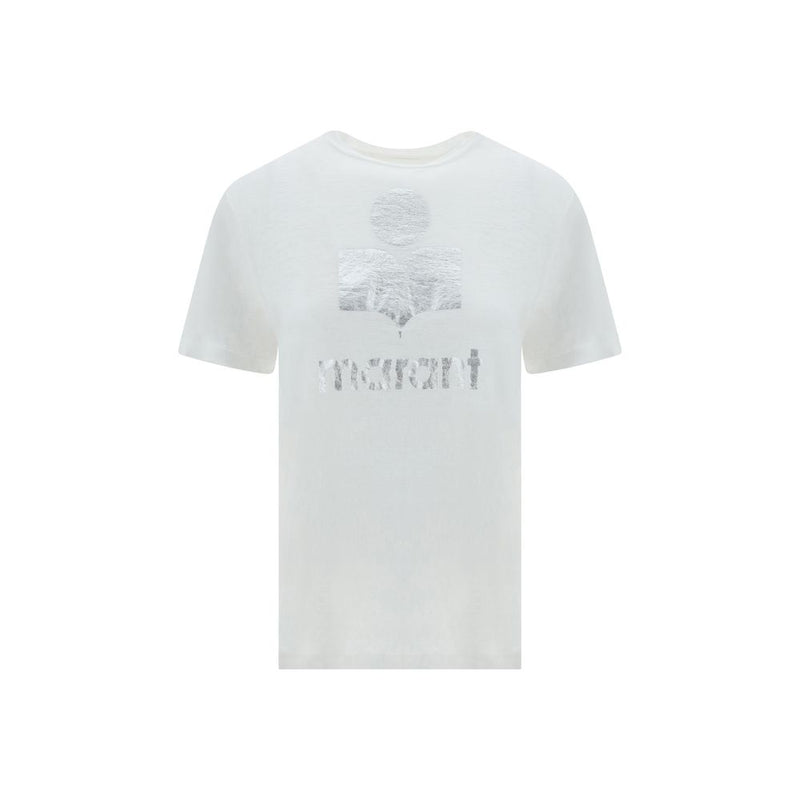 Marant Etoile White Linen T-Shirt