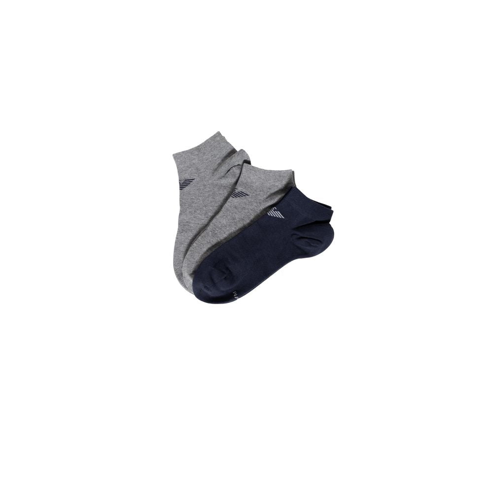 Emporio Armani Underwear Blue Cotton Socks - ClickThatClicks 