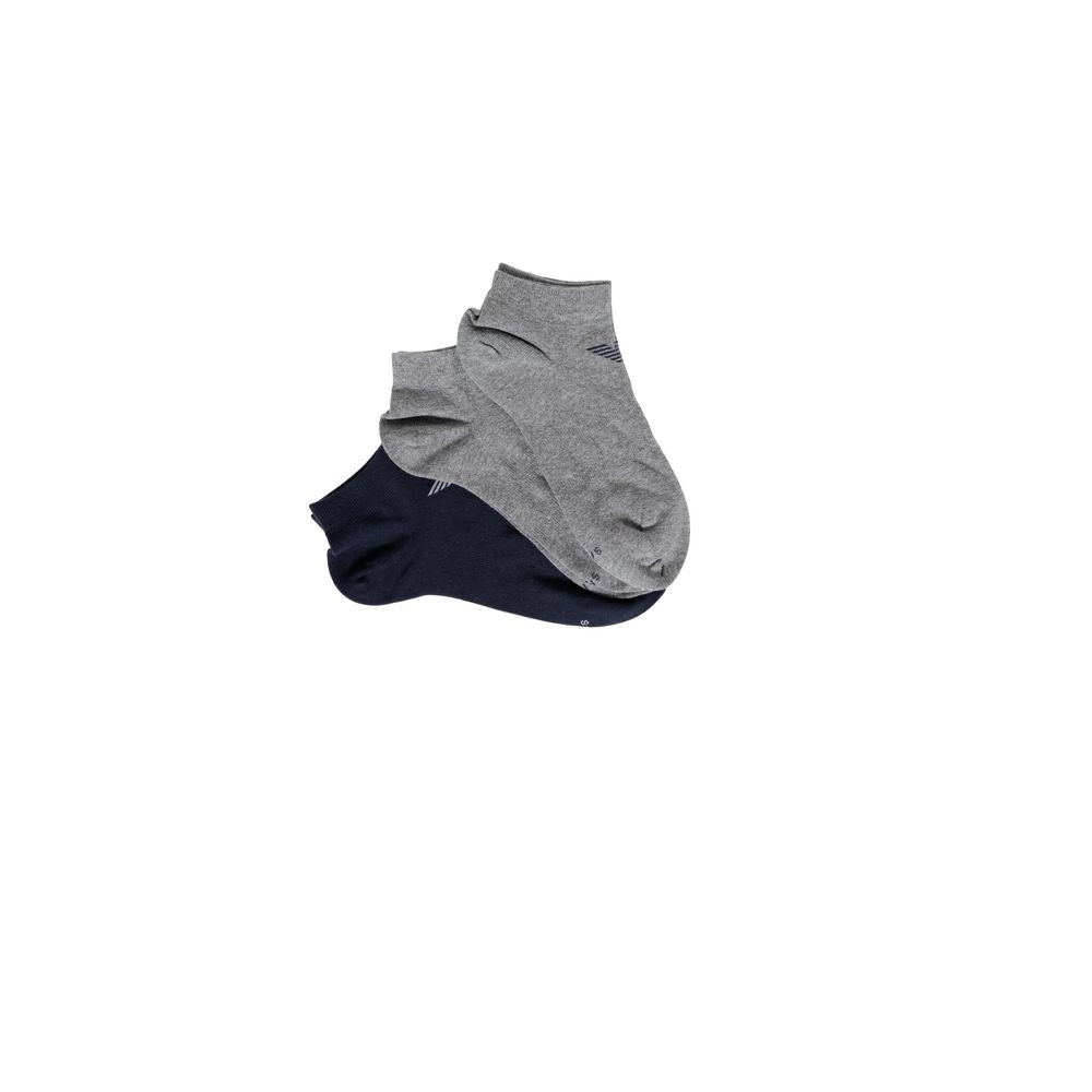 Emporio Armani Underwear Blue Cotton Socks - ClickThatClicks 