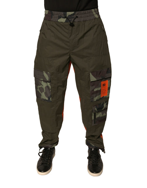 Dolce & Gabbana Multicolor Camouflage Jogger Cargo Pants - ClickThatClicks 