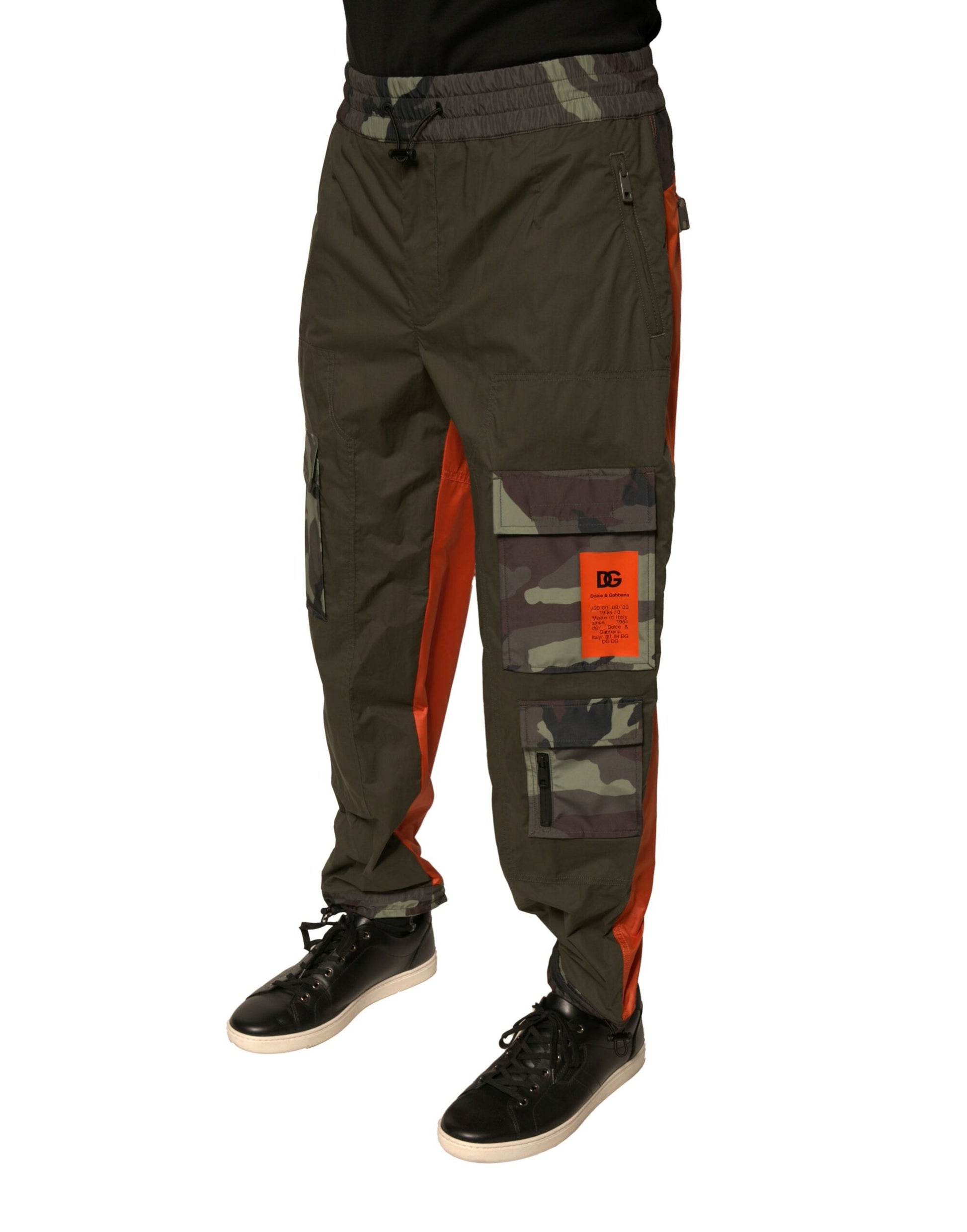 Dolce & Gabbana Multicolor Camouflage Jogger Cargo Pants - ClickThatClicks 