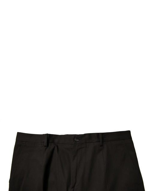 Dolce & Gabbana Black Cotton Men Cargo Casual Pants - ClickThatClicks 