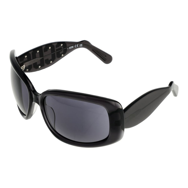 GCDS Black Acetate Sunglasses