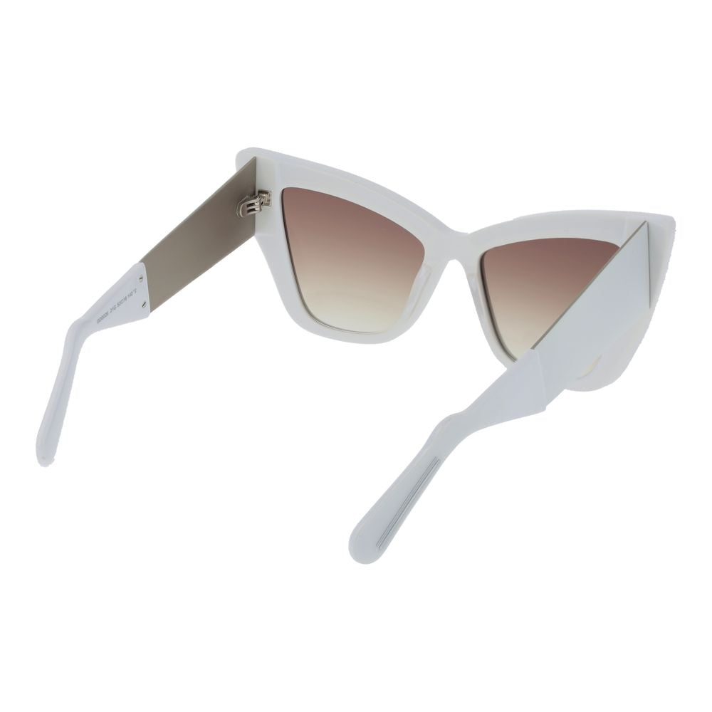 GCDS White Acetate Sunglasses - ClickThatClicks 