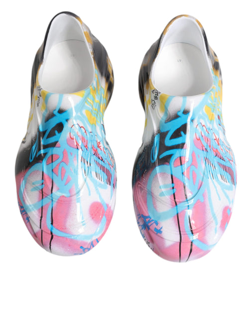 Dolce & Gabbana Multicolor Graffiti Daymaster Sneakers Shoes - ClickThatClicks 