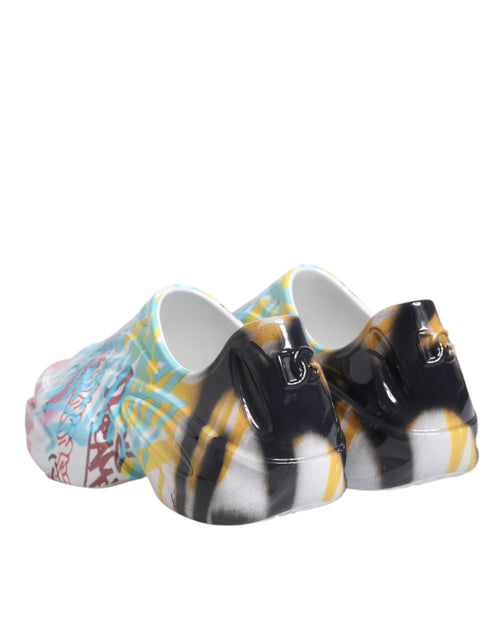 Dolce & Gabbana Multicolor Graffiti Daymaster Sneakers Shoes - ClickThatClicks 