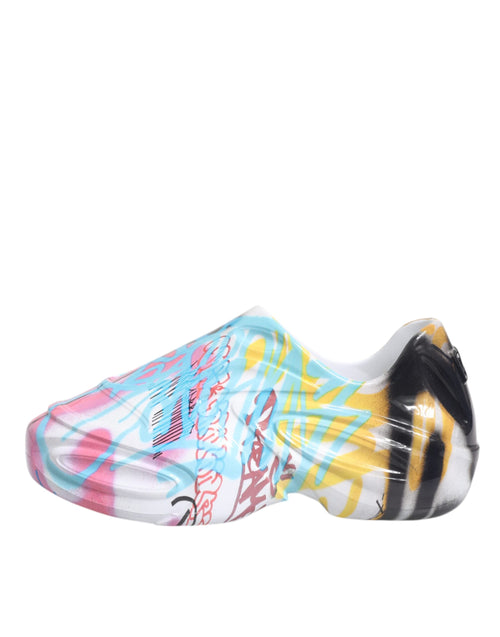 Dolce & Gabbana Multicolor Graffiti Daymaster Sneakers Shoes - ClickThatClicks 