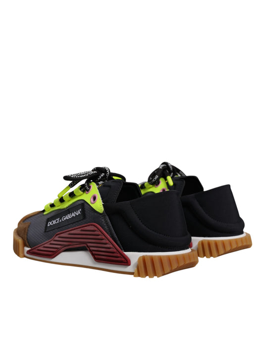 Dolce & Gabbana Multicolor Nylon Low Top NS1 Sneakers Shoes - ClickThatClicks 
