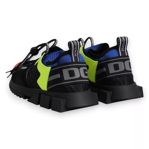 Dolce & Gabbana Multicolor Mesh Sorrento Trekking Sneakers Shoes - ClickThatClicks 