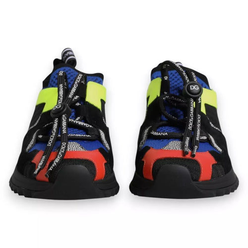 Dolce & Gabbana Multicolor Mesh Sorrento Trekking Sneakers Shoes - ClickThatClicks 