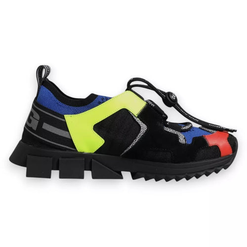 Dolce & Gabbana Multicolor Mesh Sorrento Trekking Sneakers Shoes - ClickThatClicks 