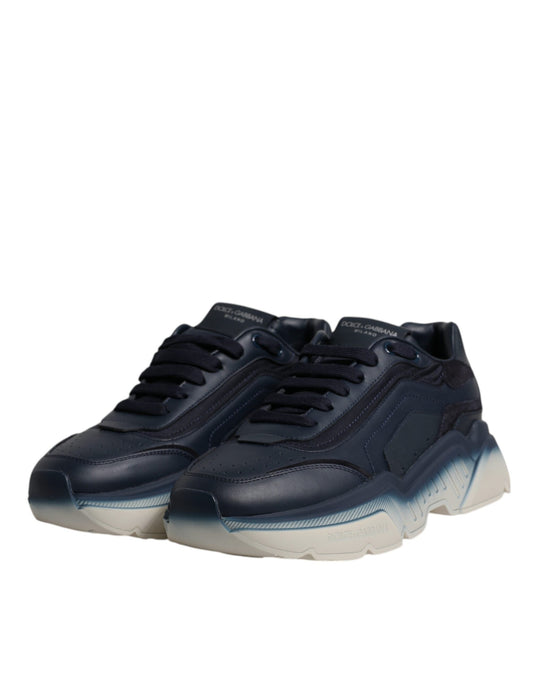 Dolce & Gabbana Navy Blue Daymaster Low Top Men Sneakers Shoes - ClickThatClicks 