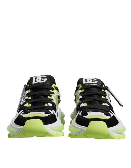 Dolce & Gabbana Multicolor Airmaster Low Top Sneakers Shoes - ClickThatClicks 