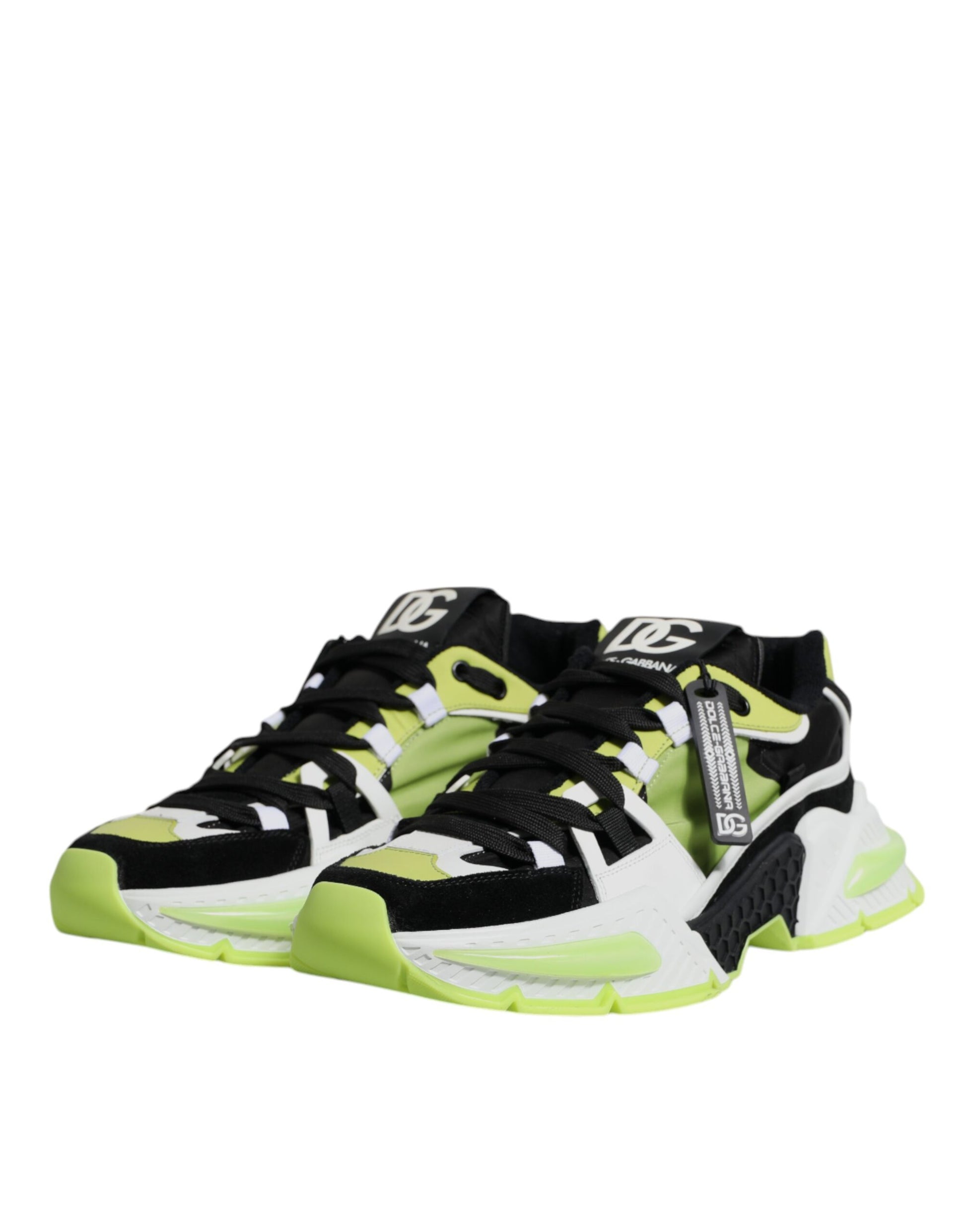 Dolce & Gabbana Multicolor Airmaster Low Top Sneakers Shoes - ClickThatClicks 
