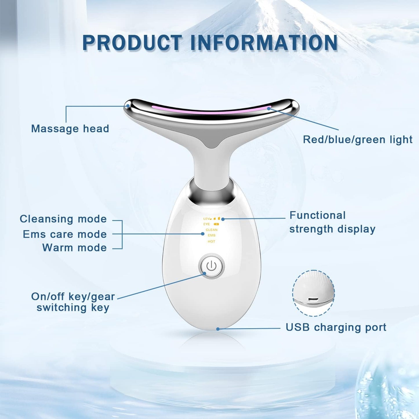 LED Photon Therapy Massager