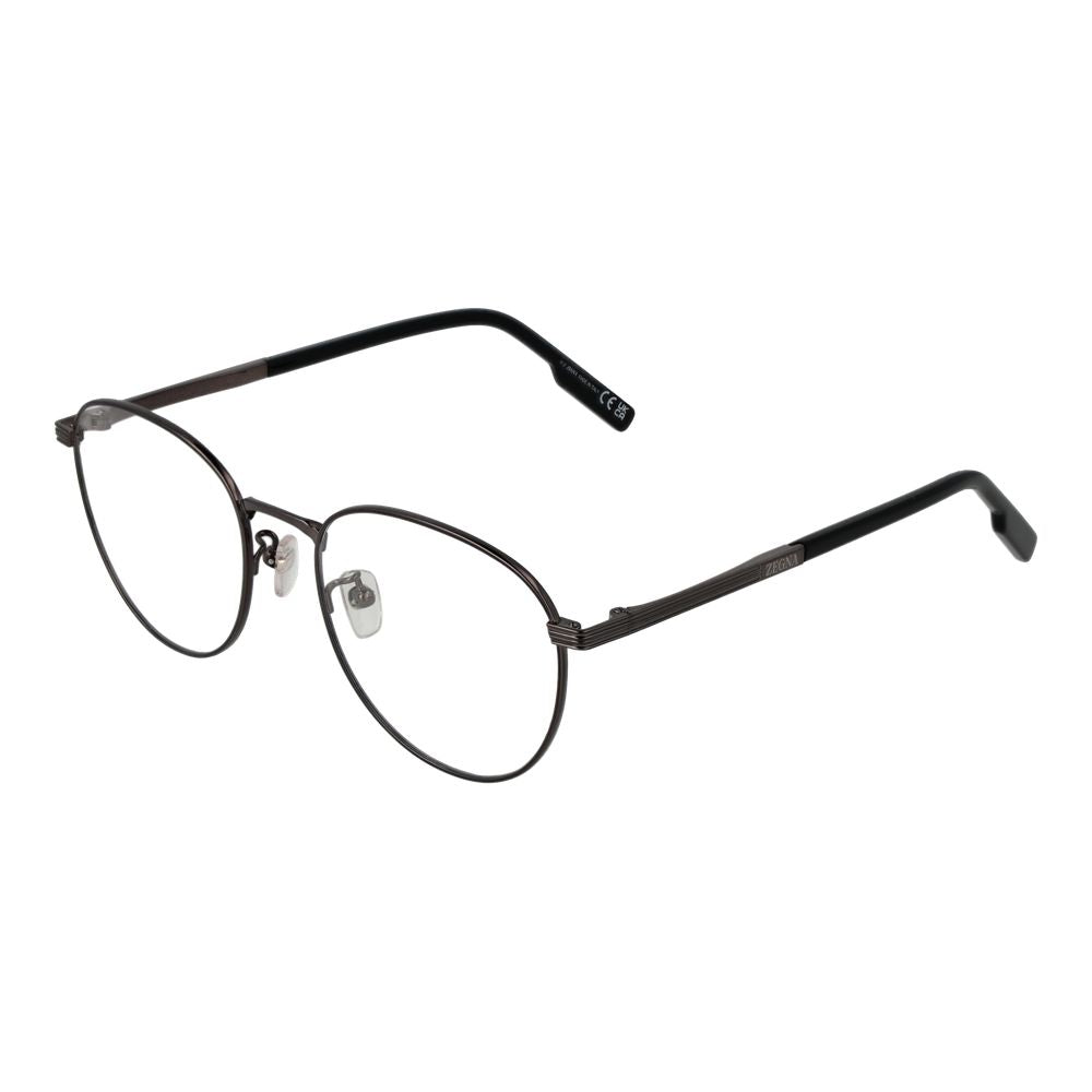 Ermenegildo Zegna Gray Titanium Glasses (Frames) - ClickThatClicks 